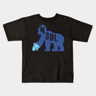 Diamond Hand HODLE Ape Blue Version Kids T-Shirt